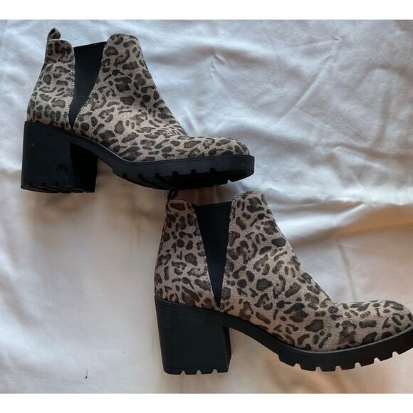 Xappeal Animal Print Ankle Boot 8 - Picture 3 of 7